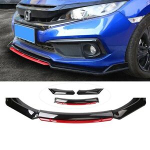 universal car bumper lip – front splitter protector for sports styling & scratch protection