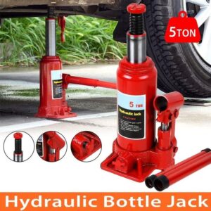 5 ton hydraulic jack – heavy duty bottle jack for cars, suvs, trucks & industrial use