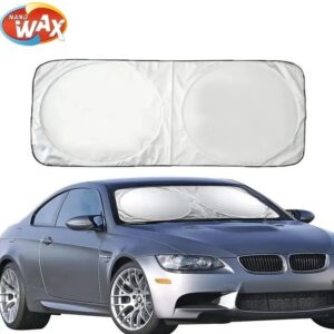 round car sunshade – universal windshield sun protector for heat and uv protection