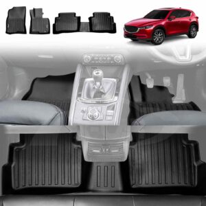 Mazda CX-5 TPE Floor Mats – All-Weather, Waterproof, Non-Slip, Custom Fit Car Mats