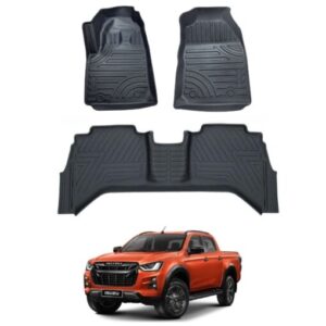 isuzu d max tpe floor mats 2018 2024 – premium all weather 3d protection