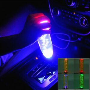 led crystal gear knob – universal car interior upgrade