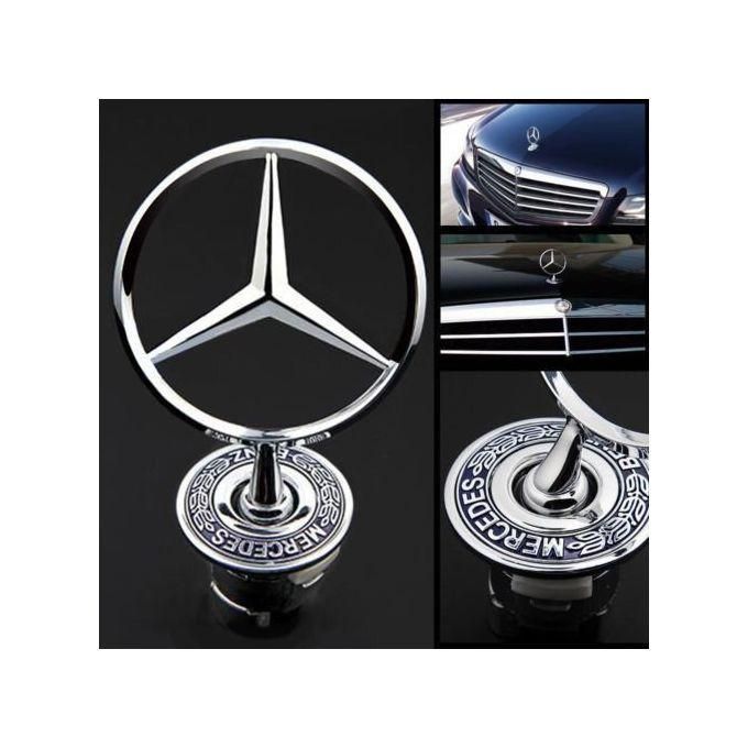 mercedes front hood logo emblem badge – car front grille ornament
