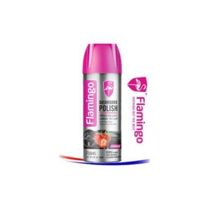 flamingo strawberry dashboard spray – car dashboard & interior shine spray