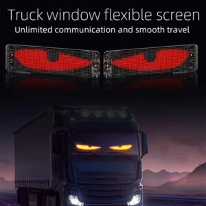 car windscreen demon eyes led – windshield accent lighting strip