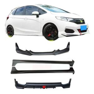 honda fit 2018 full body kit – bumper lip, side skirts & rear diffuser