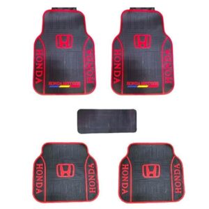 honda rubber floor mats – heavy duty all weather car mat set