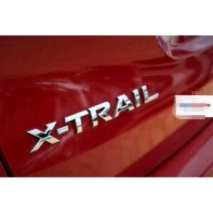 nissan x trail logo emblem – high quality replacement front/rear car badge for all x trail models
