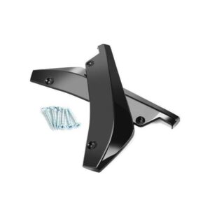 2pcs universal rear lip spoiler diffuser (black) – car bumper kit