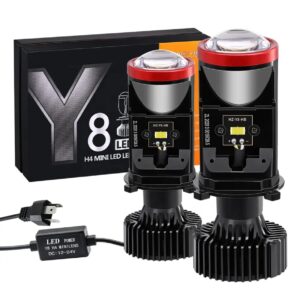 Y8 LED Projector Headlight Bulb – Ultra Bright Beam Upgrade | Nairobi, Kenya