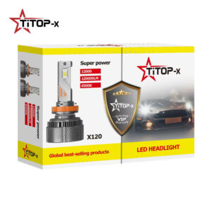 TiTop-X X120 120W LED Headlight Bulb – Super Bright Plug & Play Headlamp | Nairobi, Kenya