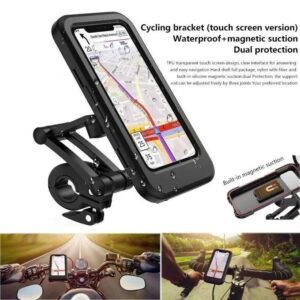 Waterproof Bike Phone Holder – Touch-Sensitive Motorcycle & Bicycle Handlebar Mount