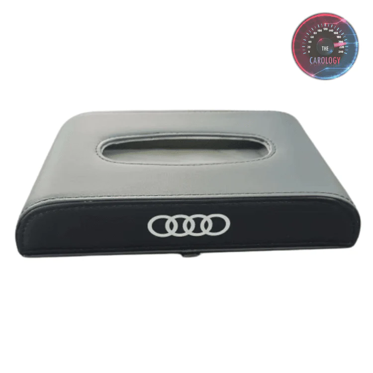 Audi Branded Dashboard Tissue & Serviette Holder – Premium Car Interior Accessory | Nairobi Kenya