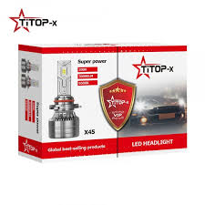 TiTop-X X45 45W LED Headlight Bulb – Best LED Headlamp Upgrade | Nairobi, Kenya