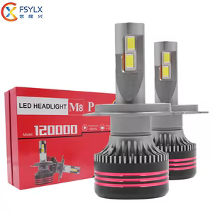 M8 Pro LED Headlight Bulbs 120,000 Lumens – Ultra Bright Plug & Play | Nairobi, Kenya