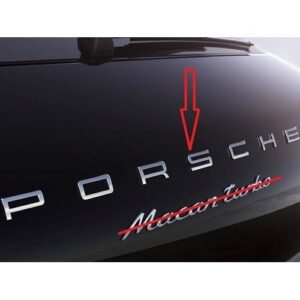 Porsche Rear Boot Name Badge – Sticked Car Logo Emblem – Replacement for Back of Boot – Nairobi Kenya