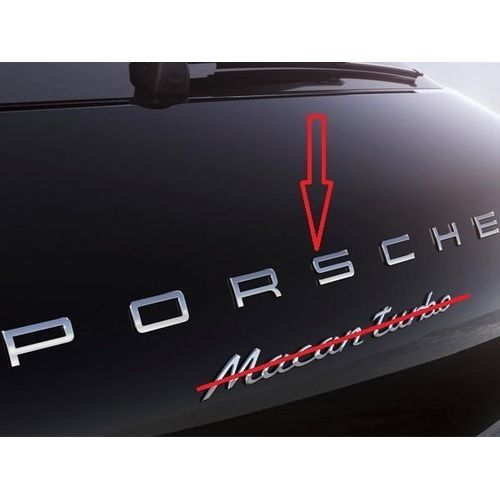 Porsche Rear Boot Name Badge – Sticked Car Logo Emblem – Replacement for Back of Boot – Nairobi Kenya