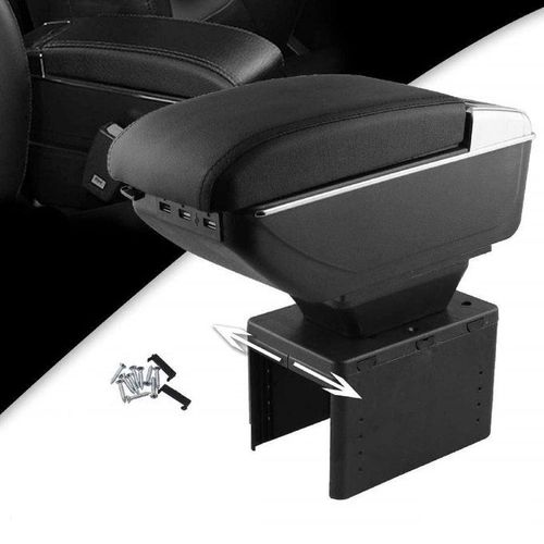 7 USB Ports Car Armrest with Cup Holder – Universal Center Console Organizer – Nairobi