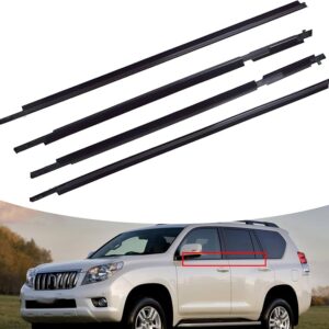Toyota Land Cruiser Prado FJ150 Weather Strips Set – Door Rubber Seals for 2010–2023 Prado 150 Series