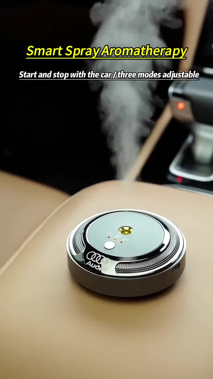 Audi Luxury USB Rechargeable Car Perfume Diffuser – Smart Aromatherapy Air Freshener