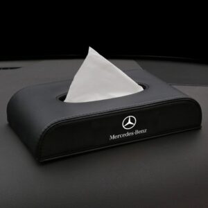 Mercedes Branded Dashboard Tissue Holder – Car Interior Organizer