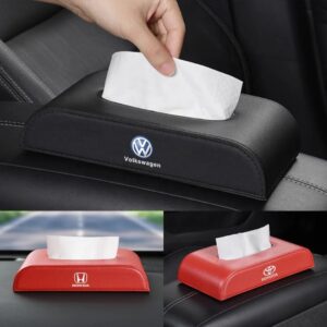 Volkswagen Branded Dashboard Tissue Holder – Car Interior Organizer