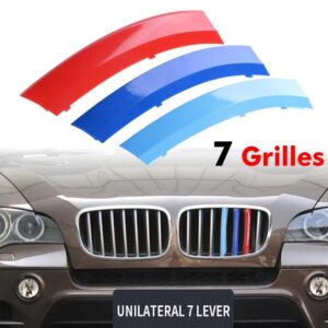 BMW X5 2013–2019 Grill Logo Stickers – Premium Front Kidney Grille Emblem Decals