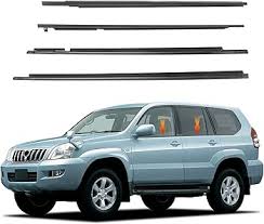 Toyota Land Cruiser Prado FJ120 Door Weather Strips – Rubber Seal Set for 2003–2009 Prado 120 Series