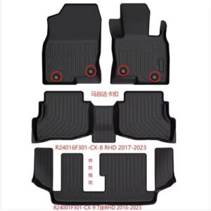 Premium Mazda CX-8 Floor Mats | Custom Fit All-Weather & 7 Seater Car Mats