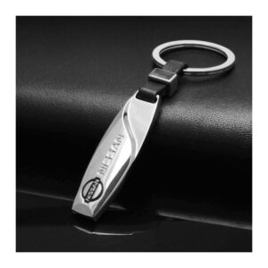 Nissan Logo Keyring – Polished Aluminum Racing Keychain (Nairobi, Kenya)