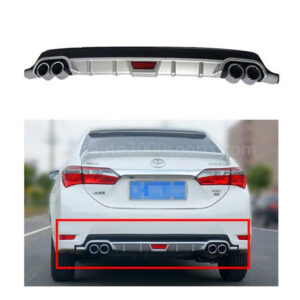 Sport Style Car Rear Diffuser – Aerodynamic Rear Bumper Diffuser Lip Spoiler