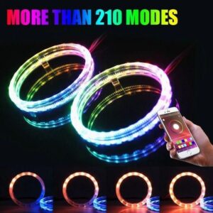 Multicolor Headlight Ring Lights – RGB LED Accent Lighting for Car Headlights (Nairobi, Kenya)